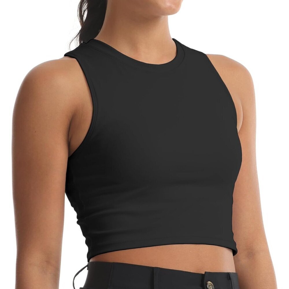 Women's Sports Bra Removable Padded Yoga Tank Top Athletic Fitness Crop